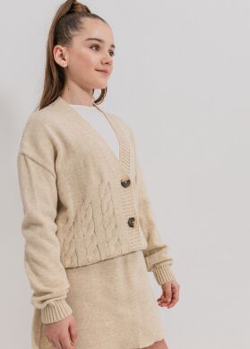 Кардиган для девочки Лучия SUZIE, Бежевый, 122
