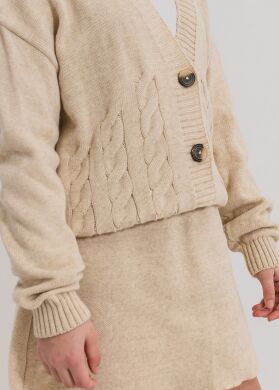 Кардиган для девочки Лучия SUZIE, Бежевый, 122