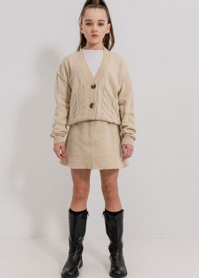 Кардиган для девочки Лучия SUZIE, Бежевый, 122