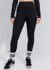 Лосини в рубчик з начосом для дівчинки Камрін SUZIE, Чорний, 122