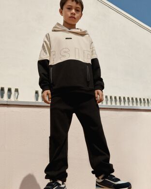 Брюки спортивные для мальчика Mayoral, Испания, Черный, 140