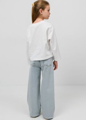 Джинси зі стразами для дівчинки Марлен SUZIE, Блакитний, 122