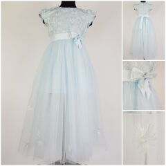 Платье, Голубой, 146