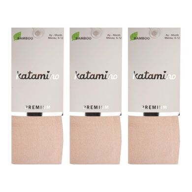 Колготки кремовые для девочки Katamino, Кремовый, 146