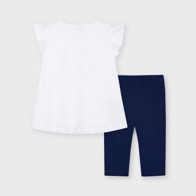 Комплект:бриджі,футболка для дівчинки Mayoral, Синій, 128