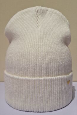 Шапка зимова для дівчинки Міла ELF-KIDS, Молочний, 52