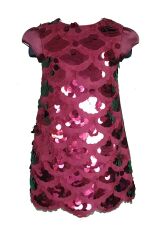 Платье, Бордовый, 164
