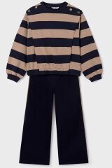 Комплект: брюки,пуловер для девочки Mayoral, Синий, 157