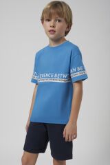 Комплект:шорты,футболка для мальчика Mayoral, Бирюзовый, 128