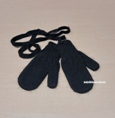 Перчатки ангоровые ELF-KIDS, Черный, 110