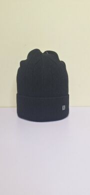 Шапка демісезонна для хлопчика Тео ELF-KIDS, Чорний, 52