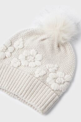Комплект:шапка,шарф для дівчинки Mayoral, Кремовий, 104