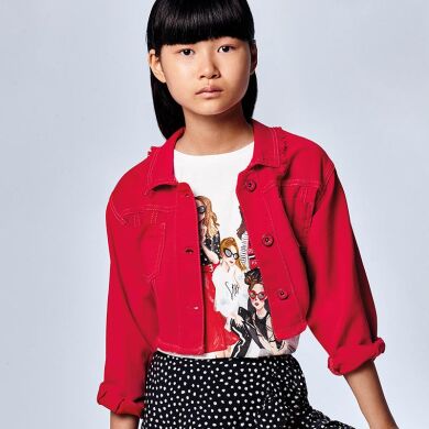 Пиджак для девочки Mayoral, Красный, 128