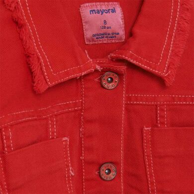 Піджак для дівчинки Mayoral, Червоний, 128
