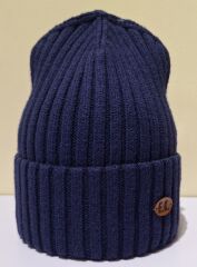 Шапка зимова для хлопчика Ілон ELF-KIDS, Синій, 54