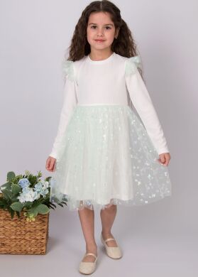 Сукня для дівчинки MEVIS, Молочний, 98