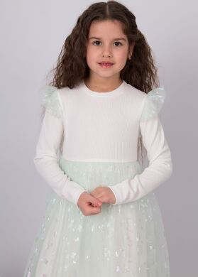 Сукня для дівчинки MEVIS, Молочний, 98