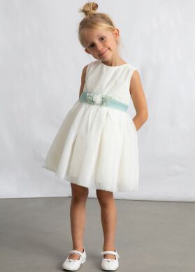 Сукня святкова для дівчинки Mayoral, Іспанія, Кремовий, 104