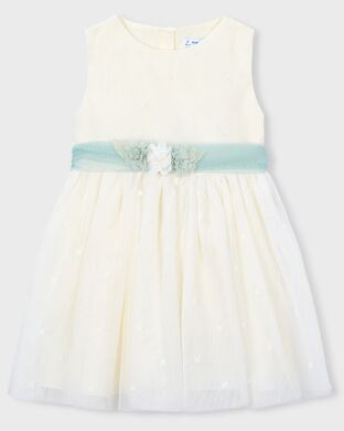 Сукня святкова для дівчинки Mayoral, Іспанія, Кремовий, 104