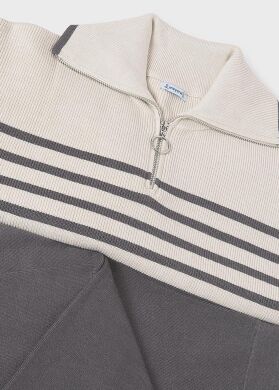 Костюм для девочки из трикотажа для девочки Mayoral, Серый, 128