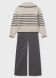 Костюм для девочки из трикотажа для девочки Mayoral, Серый, 128