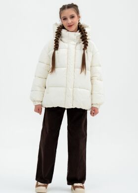 Куртка зимняя для девочки Anita Nestta, Молочний, 158