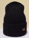 Шапка зимняя для мальчика Илон ELF-KIDS, Черный, 54
