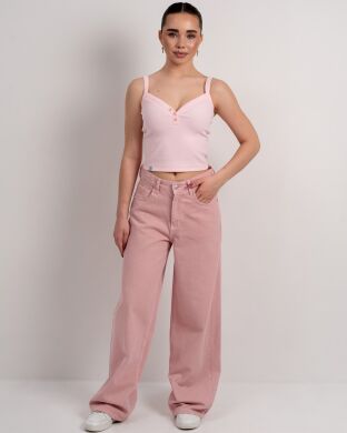 Джинси баггі рожеві для дівчинки Керол SUZIE, Рожевий, 146