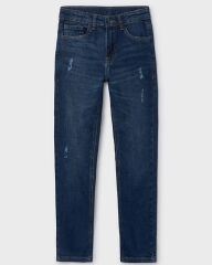 Джинсы для мальчика Mayoral, Испания, Синий, 128