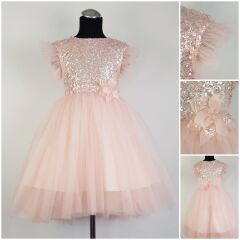 Платье, Розовый, 122