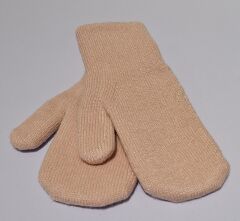 Рукавиці-варішки зимові дитячі Мерінос ELF-KIDS, Пудровий, 104