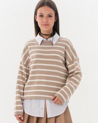 Светр для дівчинки Шерідан SUZIE, Бежевий, 134