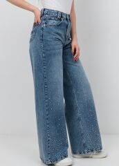 Джинси зі стразами для дівчинки Маліка SUZIE, Синій, 146