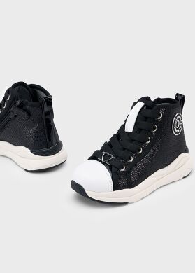 Кеди високі на платформі для дівчинки Mayoral, Чорний, 33