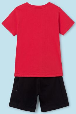 Комплект:шорты,футболка для мальчика Mayoral, Красный, 160