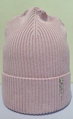 Шапка демісезонна для дівчинки Есме ELF-KIDS, Рожевий, 52