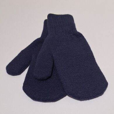 Варежки зимние детские Меринос ELF-KIDS, Синий, 104