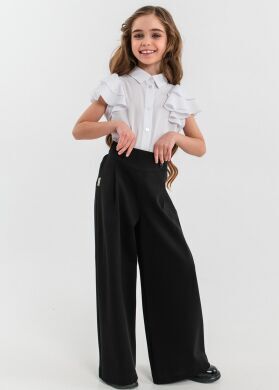 Школьные брюки для девочки Агния SUZIE, Черный, 140