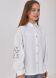Блуза з вишивкою для дівчинки Yulia Brilliant, Молочний, 116