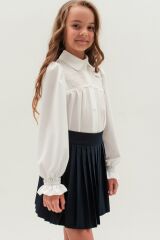 Блузка для дівчинки Домініка SUZIE, Молочний, 116
