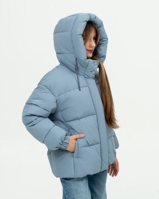 Дитяча куртка зимова для дівчинки блакитна Anita до -25&deg;С Nestta, Блакитний, 146