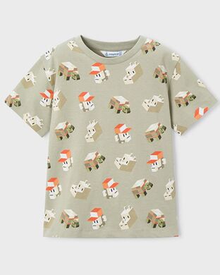 Комплект: шорты, 2 футболки для мальчика Mayoral, Испания, Помаранчевий, 104