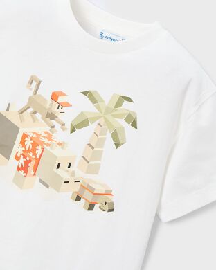 Комплект: шорты, 2 футболки для мальчика Mayoral, Испания, Помаранчевий, 104