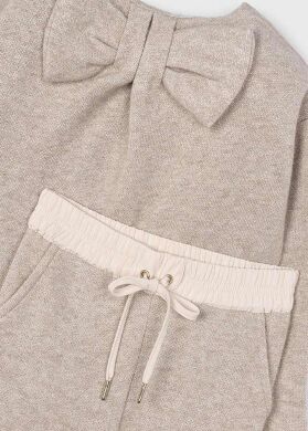 Костюм:штани,пуловер для дівчинки Mayoral, Бежевий, 116