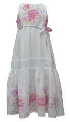 Платье, СКИДКА -50%, Белый/Розовый, 122