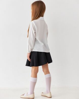 Блуза шкільна з мереживом “Esprit” Brilliant, Молочний, 122