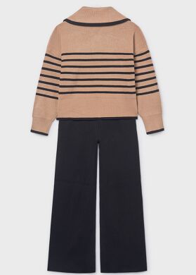 Костюм для дівчинки з трикотажу для дівчинки Mayoral, Чорний, 162