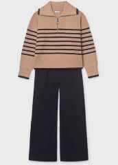 Костюм для дівчинки з трикотажу для дівчинки Mayoral, Чорний, 162