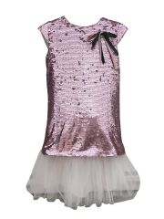 Платье, Розовый, 158