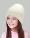 Зимняя шапка для девочки Камила ELF-KIDS, Молочний, 54